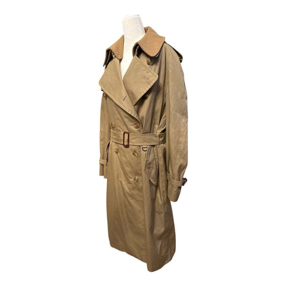 Vintage 1980s-early 90s Chaps Ralph Lauren wool lined trench Coat size 42L